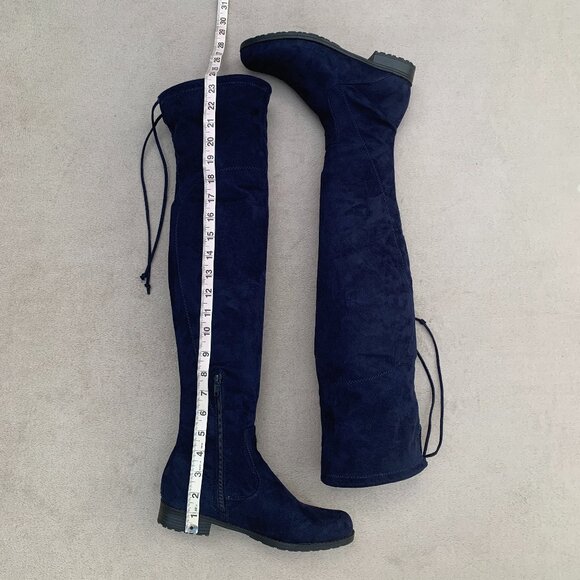 Unisa Unhuhvana Over-The-Knee Tie Back Sock Boot Sz 7.5 - Picture 8 of 14
